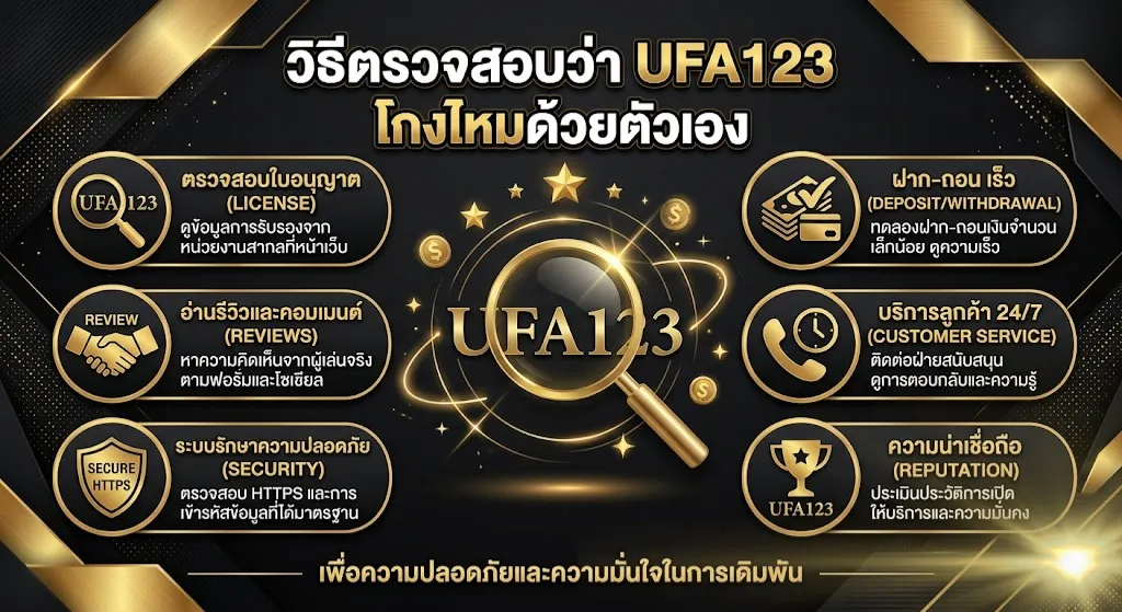 UFA123 โกงไหม